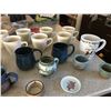 Image 6 : Large Asst of Mugs, Teapot, 2 Goblets & Small Bowls