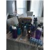 Image 1 : Wicker Basket, Lg Selection of Water Bottles & High End Baby Bottles