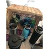 Image 3 : Wicker Basket, Lg Selection of Water Bottles & High End Baby Bottles