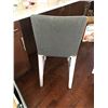 Image 3 : 2 Grey Upholstered Kitchen Chairs