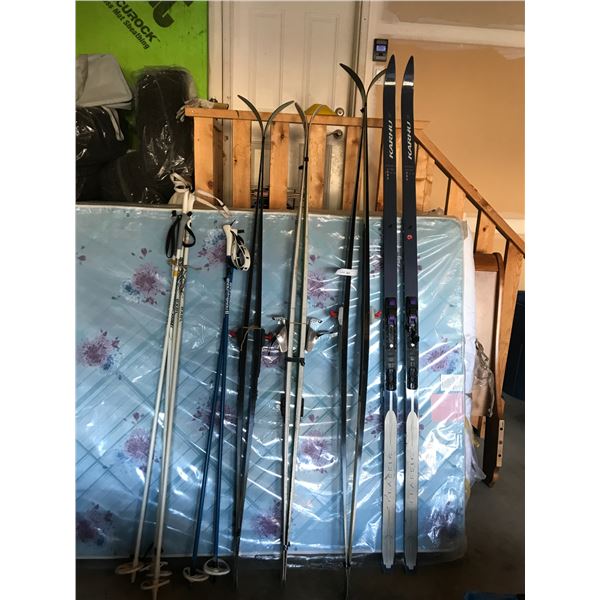 4 Sets of Cross Country Ski's (Karhu, Draco, Multigrade), Boots & Poles