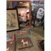 Image 1 : Bob Marley Print, Children's Wall Art (4), Mushroom Picture & Framed Mirror