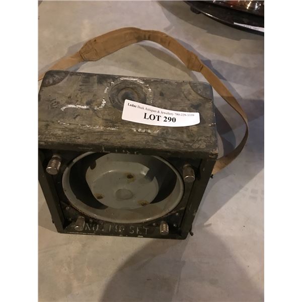 Antique Military Speaker w Strap