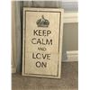 Image 2 : Beautiful Large Mirror & Keep Calm Wall Art