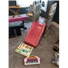 Image 1 : Little Tikes Children's Slide & Basketball Net, Fisher Price Activity Centre & Electric Piano