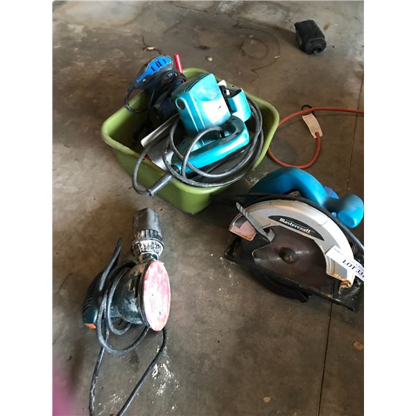 MasterCraft & Makita Circle Saws & Palm Sanders