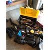 Image 1 : Tool Belt, Tool Box, 24" Wrench & Assorted Tools