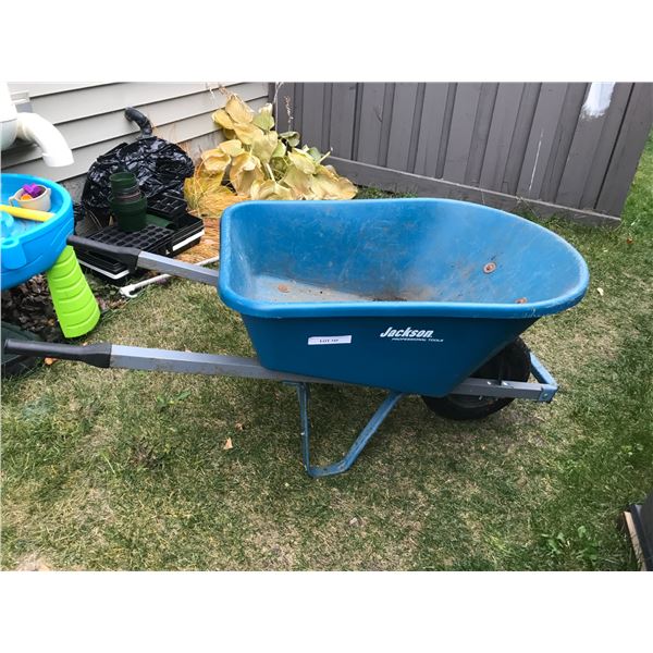 Jackson Blue Wheelbarrow