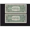 Image 6 : (10) Consecutive 1974 $1 STAR Federal Reserve Notes