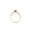 Image 3 : 14KT Yellow Gold 1.50ct Ruby and Diamond Ring