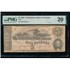 Image 1 : 1863 $5 T-60 Confederate PMG 20