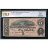 Image 1 : 1864 $5 T-69 Confederate PCGS 25