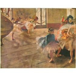 Dance Exercise Print by Degas #2068276