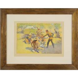 Remington Frederik - The quarrel - Print #2068278