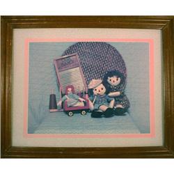 Raggedy Ann Picture Washboard Cuties Gruelle  #2068288