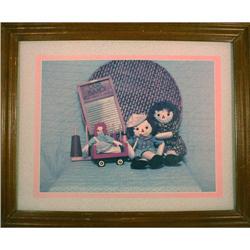 Raggedy Ann Picture Washboard Cuties Gruelle  #2068288