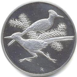 Franklin Mint Coin-Roadrunner 2" 1970 sterling #2068299