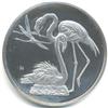Image 1 : Franklin Mint Coin-Flamingo 2" 1971 sterling #2068300