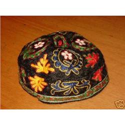 UZBEK TRADITIONAL HAND-EMBROIDERED SKULLCAP #2068313