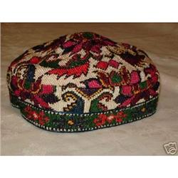 UZBEK TRADITIONAL HAND-EMBROIDERED SKULLCAP #2068314