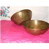 Image 1 : Vintage Antique two copper work bowls #2068315