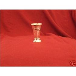 Sterling silver small vodka/wine cup hallmark #2068320