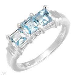 1.50ctw  Genuine  Topaz Sky Blue Ring  #2068361