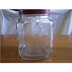 Glass Advertising Coffee Jar #2068394