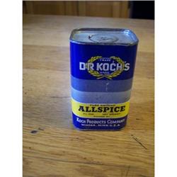 Dr.Koch's Allspice Container-Winona,Minn. #2068531