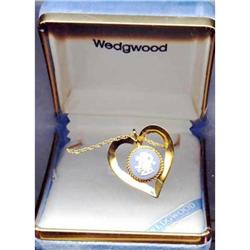 SALE Wedgwood Heart Shaped Pendant #2068590