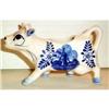 Image 1 : Blue and White Delft Footed Cow Creamer #2068672