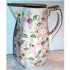 Image 1 : Hand Painted Japanese Floral Large Pitcher #2068676