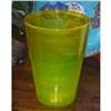 Image 1 : FAB Canary Yellow Tall Vase Blenko? #2068709