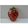 Image 1 : Butler & Wilson Enamel  Rhinestone Strawberry #2068741
