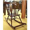 Image 1 : CHILD WALNUT VICTORIAN ROCKER ROCKING CHAIR #2068869