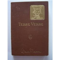 Terse Verse by Walt Mason - SIGNED #2080770