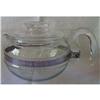 Image 1 : Pyrex Blue Flame Tea Pot 6 Cup #8446B #2080781