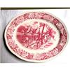 Image 1 : Platter 12" red Historical America - Homer #2080798