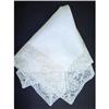 Image 1 : LOVELY LADIES  WEDDING HANKY - WIDE LACE #2081017