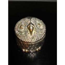 Vintage owl jewlery box with red interiors!  #2081041