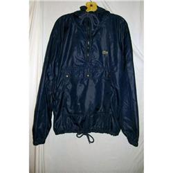 Vintage Izod Nylon Navy Blue Windbreaker #2081316