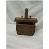 Image 1 : WOODEN BUTTER MOLD WITH SHEAFS OF WHEAT #2081380