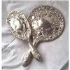 Image 1 : Vanity Item(s)/C. 1940's Hand Mirror W/Matching#2081411