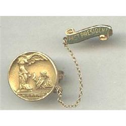 Fraternal/NFBPWC/14K/Chatelain Pin #2081444