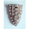 Image 1 : Art Deco Gilted Paste  Dress Clip, Signed Goody#2081477
