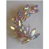 Image 1 : Large Brooch of Aurora Borealis Navette #2081580