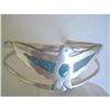 Image 1 : Alpaca Silver & Turquoise Thunderbird Bangle  #2081651