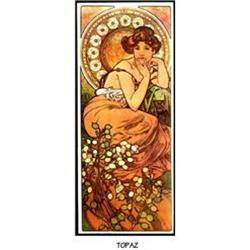 MUCHA ART NOUVEAU POSTER "TOPAZ" #2081766