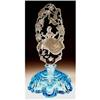 Image 1 : CZECH FIGURAL AQUA SUMMERTIME PERFUME BOTTLE #2081797