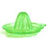 Image 1 : Green Depression Glass Lemon Reamer w Holes #2081882